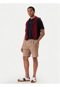 Nautica T-Shirt NCC04498 Granatowy Regular Fit. Kolor: niebieski. Materiał: bawełna #6