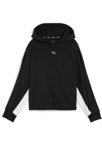 Bluza z kapturem Puma Fit Double Knit Hoodie, Kobiety. Typ kołnierza: kaptur. Kolor: czarny. Materiał: materiał, syntetyk