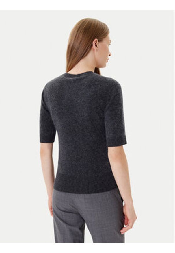 Marella Sweter Jim 2523366075 Szary Regular Fit. Kolor: szary. Materiał: kaszmir