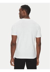 Karl Lagerfeld - KARL LAGERFELD T-Shirt 755021 552224 Biały Regular Fit. Typ kołnierza: dekolt w karo. Kolor: biały. Materiał: bawełna #3