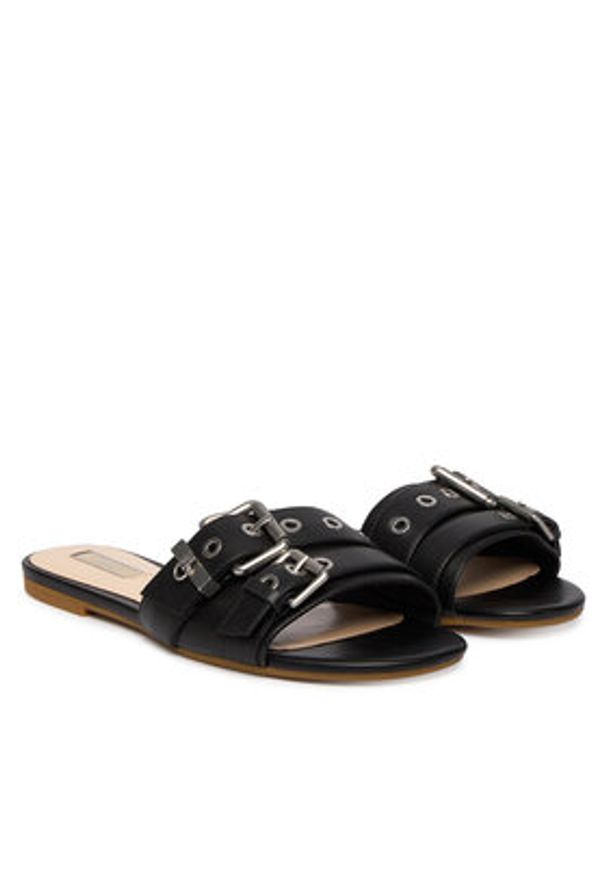 Liu Jo Klapki Sandy 12 SA6157 P0102 Czarny. Kolor: czarny. Materiał: skóra