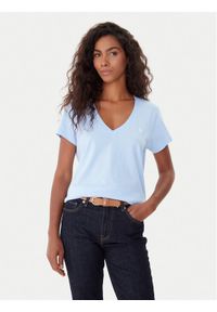 Polo Ralph Lauren T-Shirt 211902403011 Niebieski Regular Fit. Typ kołnierza: polo. Kolor: niebieski. Materiał: bawełna
