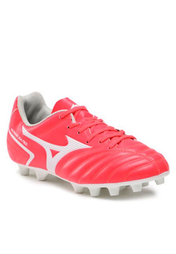 Mizuno Buty do piłki nożnej Monarcida Neo II Sel Jr P1GB2325 Koralowy. Kolor: pomarańczowy. Materiał: skóra