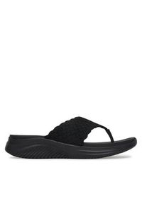skechers - Skechers Japonki Ultra Flex 3.0 119971/BBK Czarny. Kolor: czarny. Materiał: materiał #2