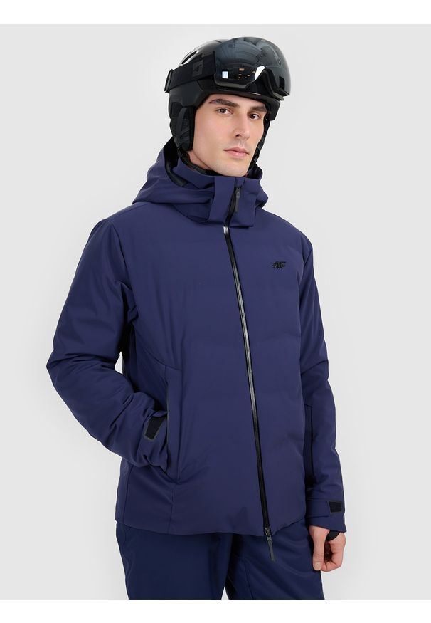 4f - 4F Kurtka narciarska membrana 15000 męska - granatowa L. Kolor: niebieski. Materiał: materiał, mesh. Sezon: zima