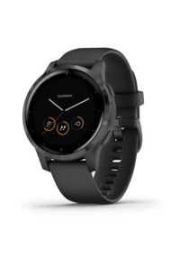 GARMIN - Smartwatch Garmin Vivoactive 4S czarny. Rodzaj zegarka: smartwatch. Kolor: czarny. Styl: sportowy, casual