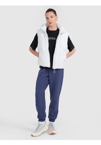 4f - 4F T-shirt oversize z nadrukiem damski - czarny XS. Okazja: na co dzień. Kolor: czarny. Materiał: tkanina, bawełna. Wzór: nadruk. Styl: casual