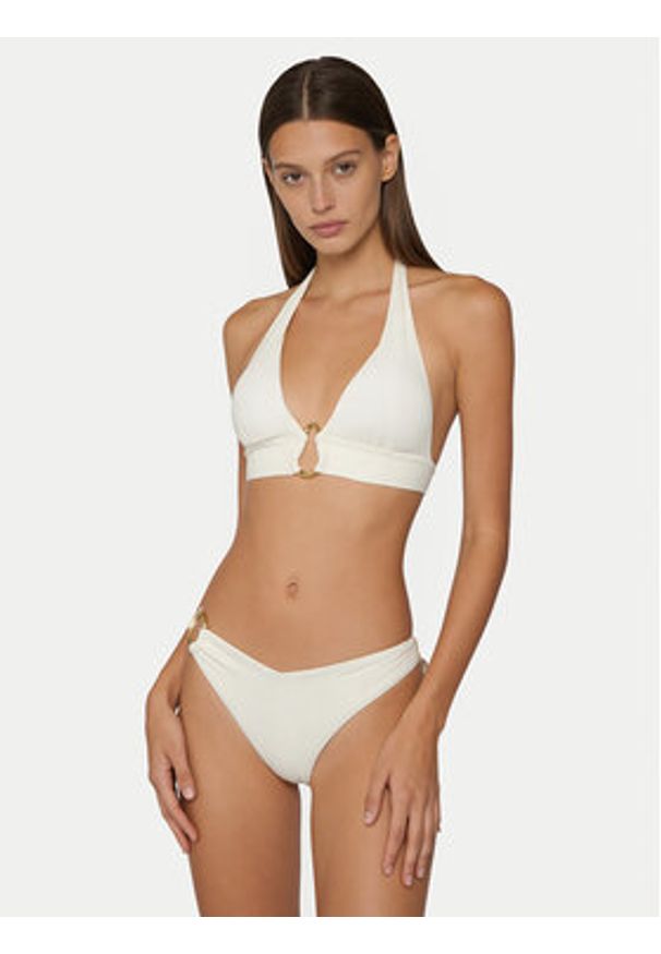 Guess Dół od bikini E6GO11 KF590 Biały. Kolor: biały. Materiał: syntetyk