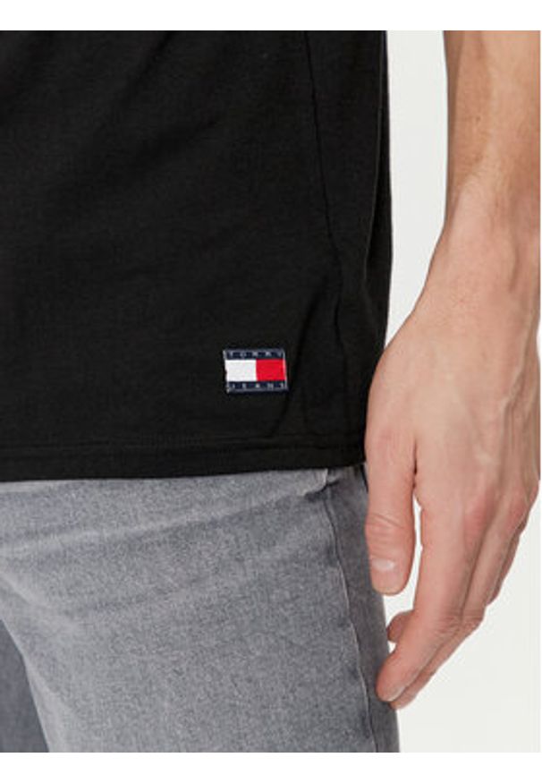 Tommy Jeans Komplet 2 t-shirtów UM0UM03157 Czarny Regular Fit. Kolor: czarny. Materiał: bawełna