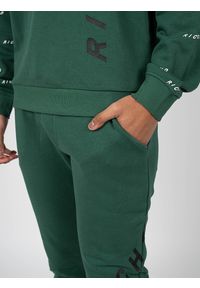 John Richmond - Richmond Sport Spodnie | UMA22002PA | Mężczyzna | Zielony. Okazja: na co dzień. Kolor: zielony. Materiał: poliester, bawełna. Wzór: aplikacja, nadruk. Styl: sportowy #3