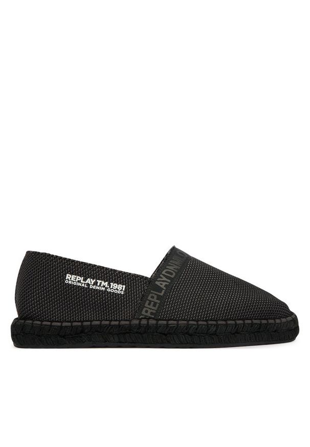 Replay - Espadryle REPLAY. Kolor: czarny