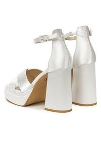 Buffalo Sandały Bonny 1291411 Biały. Kolor: biały. Materiał: materiał #4