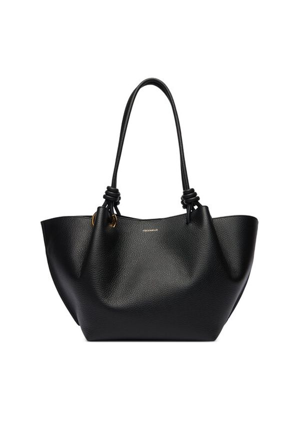 Coccinelle Torebka U07 Coccinellefinn E1 U07 11 02 01 Czarny. Kolor: czarny. Materiał: skórzane