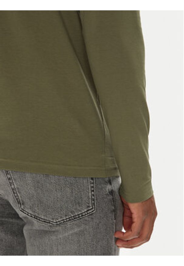 BOSS Longsleeve Tchark 50473286 Zielony Regular Fit. Kolor: zielony. Materiał: bawełna. Długość rękawa: długi rękaw