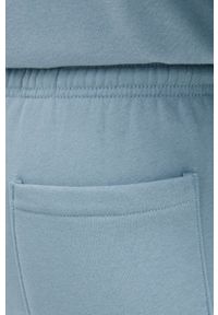 GAP Spodnie męskie gładkie. Kolor: niebieski. Materiał: poliester, dzianina. Wzór: gładki #3