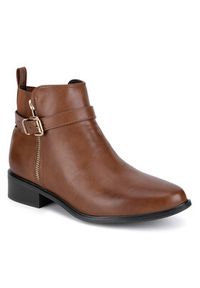 Clara Barson Botki WYL4016-1 Brązowy. Kolor: brązowy. Materiał: materiał #5