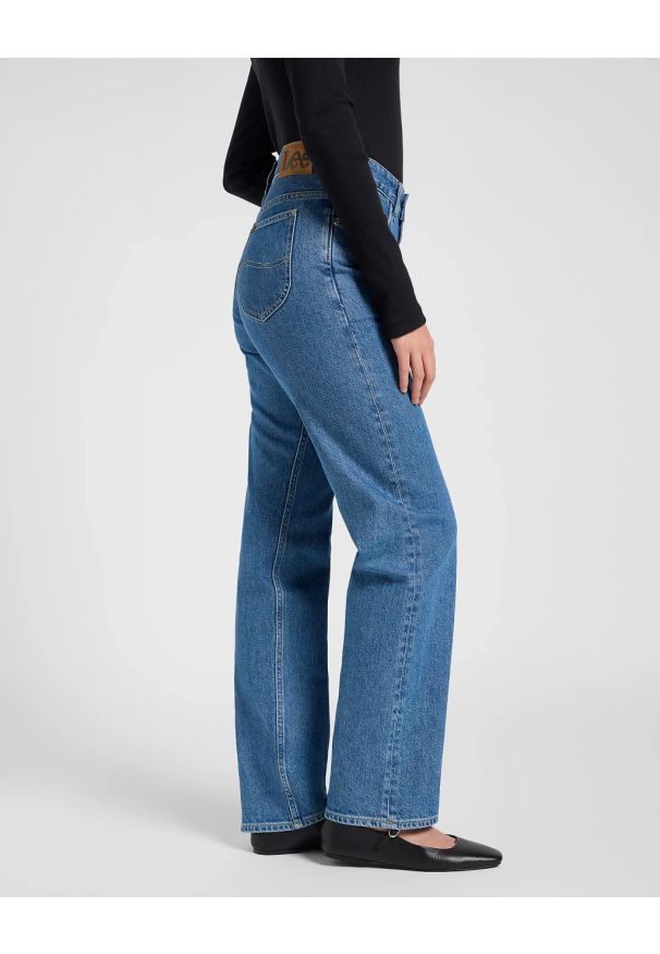 Lee - DAMSKIE SPODNIE LEE RIDER CLASSIC MEDIUM BLUE 112370910