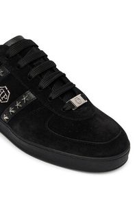 Philipp Plein - PHILIPP PLEIN Sneakersy SAFS USC0911 PLE009N Czarny. Kolor: czarny. Materiał: zamsz, skóra #4