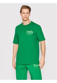 Diadora T-Shirt Unisex Manifesto 502.178208 Zielony Loose Fit. Kolor: zielony. Materiał: bawełna #4