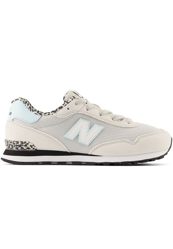 Buty dziecięce New Balance GC515RH – beżowe. Okazja: na co dzień, na uczelnię. Kolor: beżowy. Materiał: syntetyk, guma, materiał. Szerokość cholewki: normalna