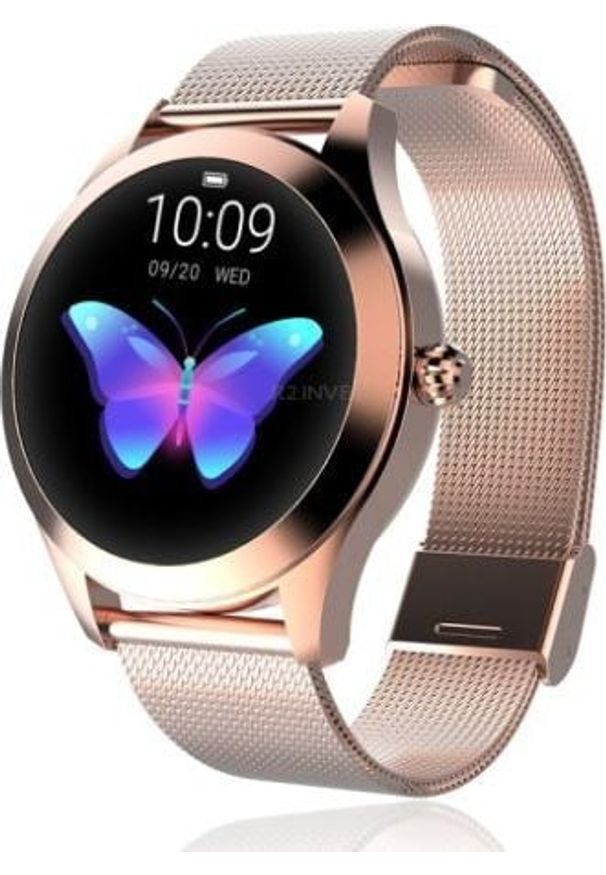 Smartwatch KingWear KW10 Różowe złoto. Rodzaj zegarka: smartwatch. Kolor: różowy, wielokolorowy, złoty