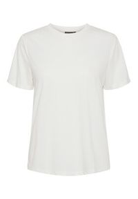 Pieces T-Shirt Anora 17148789 Biały Regular Fit. Kolor: biały. Materiał: wiskoza