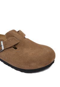 Birkenstock Klapki Boston 1032795 Brązowy. Kolor: brązowy. Materiał: zamsz, skóra #3