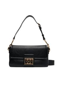 Love Moschino - LOVE MOSCHINO Torebka JC4086PP1NLI0000 Czarny. Kolor: czarny. Materiał: skórzane