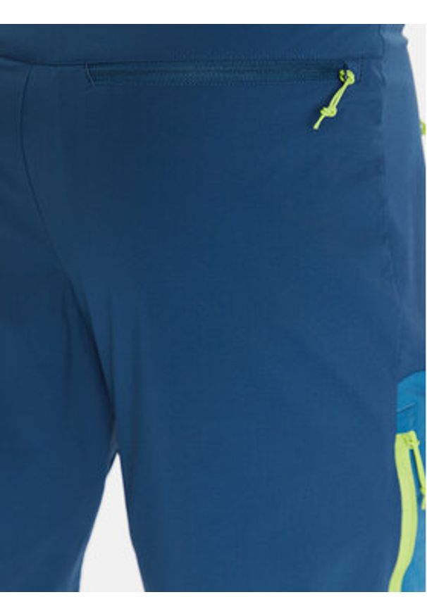 Jack Wolfskin Szorty sportowe Glastal 1508231 Niebieski Regular Fit. Kolor: niebieski. Materiał: syntetyk. Styl: sportowy