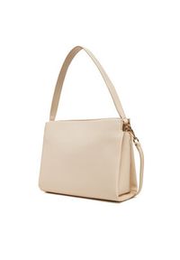 TOMMY HILFIGER - Tommy Hilfiger Torebka Th Legacy Med Satchel AW0AW17173 Écru. Materiał: skórzane