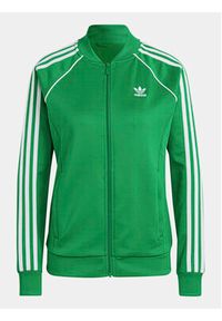 Adidas - adidas Bluza adicolor Classics SST IK4030 Zielony Regular Fit. Kolor: zielony. Materiał: bawełna #7