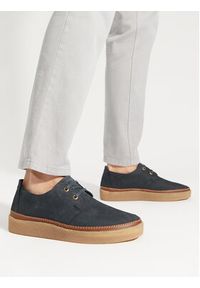 Clarks Półbuty Clarkwood Low 26176867 Granatowy. Kolor: niebieski. Materiał: skóra #5