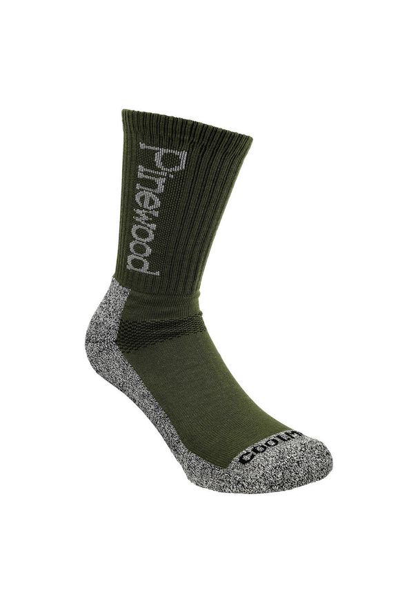 PINEWOOD - Skarpety trekkingowe Pinewood Coolmax Medium 2 pary. Kolor: zielony. Sport: turystyka piesza