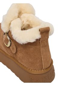 Badura Śniegowce EO-CALI-TS6287-01 Brązowy. Kolor: brązowy. Materiał: zamsz, skóra #8