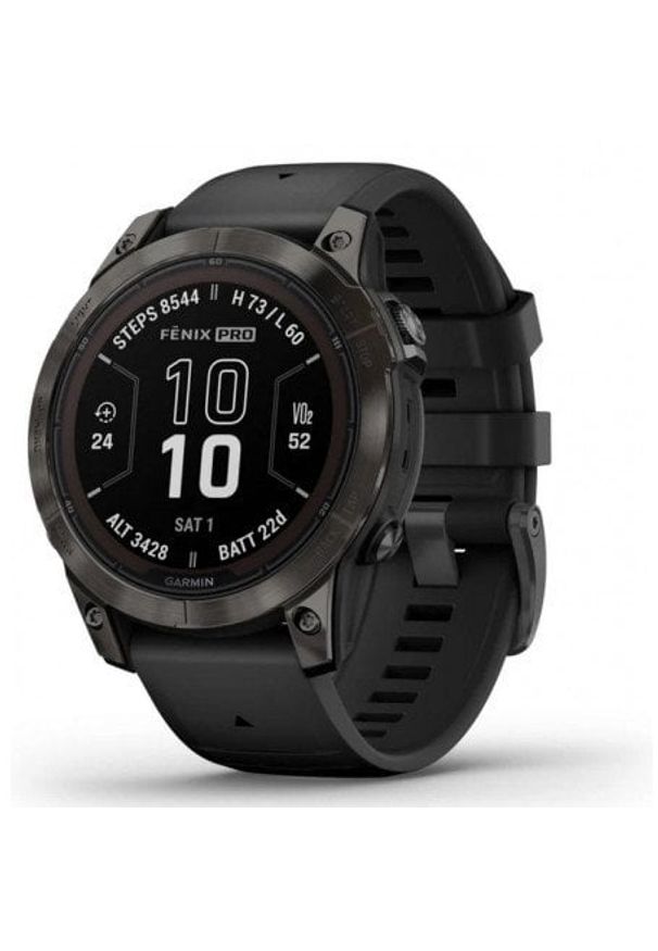 GARMIN - SMART WATCH FENIX7 PRO SAPH SOLAR CRBN. Rodzaj zegarka: smartwatch