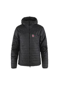 Kurtka puchowa męska Fjällräven Expedition X-Lätt Hoodie. Kolor: czarny. Materiał: puch. Sport: turystyka piesza
