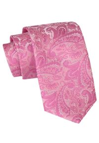 Męski Krawat Angelo di Monti - Jasny Róż. Kolor: różowy. Materiał: tkanina. Styl: elegancki, wizytowy #1