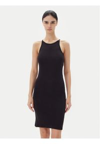 Pieces Sukienka codzienna Jane 17155478 Czarny Slim Fit. Okazja: na co dzień. Kolor: czarny. Materiał: wiskoza. Typ sukienki: proste. Styl: casual