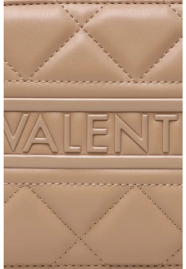 Valentino by Mario Valentino - VALENTINO Beżowa damska torebka Ada. Kolor: beżowy. Materiał: skórzane