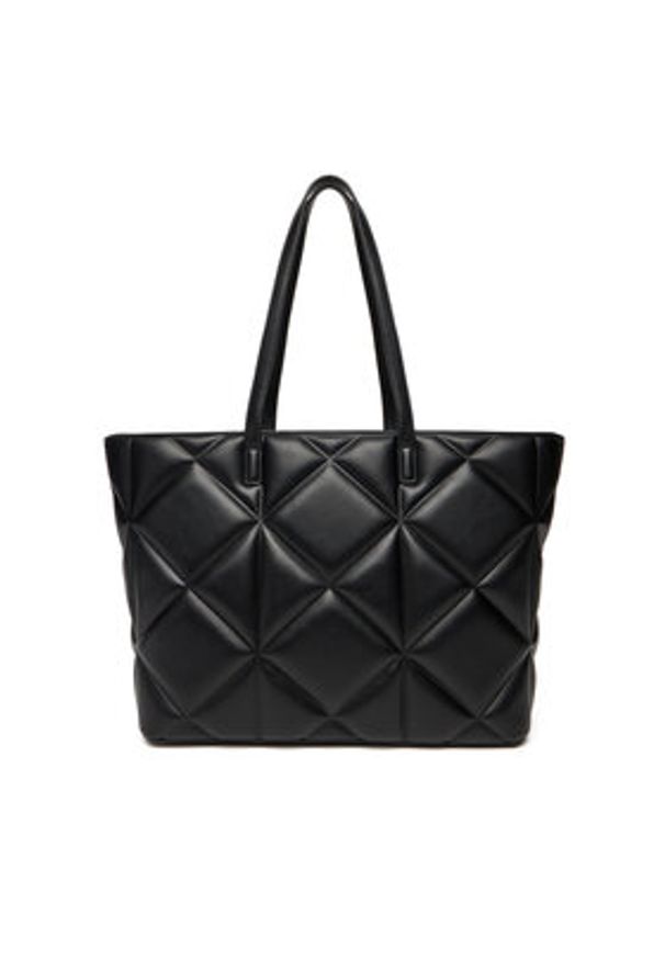 Love Moschino - LOVE MOSCHINO Torebka JC4120PP0NLC0000 Czarny. Kolor: czarny. Materiał: skórzane