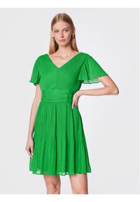 DKNY Sukienka codzienna DD2EI909 Zielony Regular Fit. Okazja: na co dzień. Kolor: zielony. Materiał: syntetyk. Typ sukienki: proste. Styl: casual #1