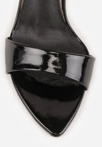 Renee - Czarne Lekkie Sandały VICES na Szpilce Zapinane na Sprzączkę Hekis. Okazja: na co dzień, na imprezę. Zapięcie: sprzączka. Kolor: czarny. Materiał: jeans. Obcas: na szpilce. Styl: casual, elegancki, klasyczny #4