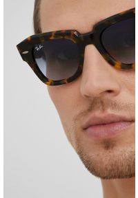 Ray-Ban okulary przeciwsłoneczne State Street. Kolor: brązowy #2