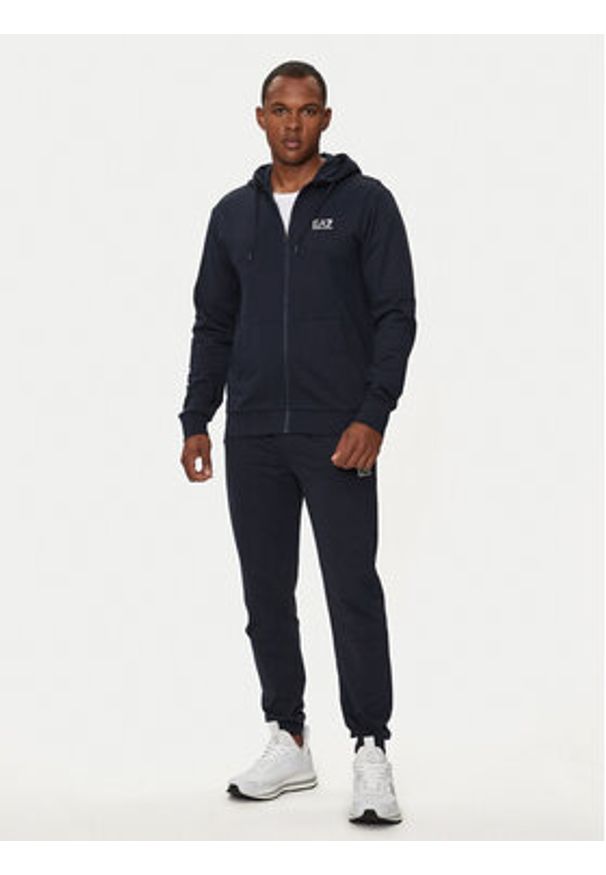 EA7 Emporio Armani Bluza 7M000568 AF13512 MB149 Granatowy Regular Fit. Kolor: niebieski. Materiał: bawełna