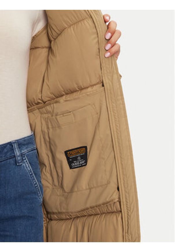 Guess Kurtka puchowa W4BL26 WGII2 Beżowy Regular Fit. Kolor: beżowy. Materiał: syntetyk