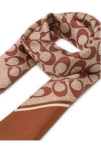 Coach Chusta 29C2755 Brązowy. Kolor: brązowy. Materiał: jedwab #2