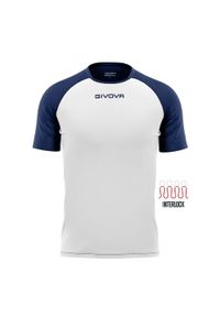 Koszulka piłkarska dla dzieci Givova Capo MC. Kolor: niebieski, wielokolorowy, biały. Sport: piłka nożna #1