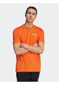 Adidas - adidas T-Shirt IL5067 Pomarańczowy Regular Fit. Kolor: pomarańczowy. Materiał: bawełna #5