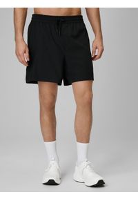4f - 4F Spodenki plażowe boardshorty męskie - czarne XXL. Kolor: czarny. Materiał: materiał #2