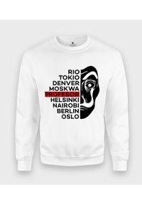 MegaKoszulki - Bluza klasyczna Dali z Miastami. Styl: klasyczny #1